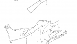 SIDE LEG SHIELD (AN400 L1 E3) для скутера SUZUKI Burgman (AN400)2011 г. 