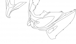 FRONT LEG SHIELD COVER (OPTIONAL) для скутера SUZUKI AN6502014 г. 