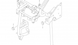 LEG SHIELD BRACE (AN650 L1 E33) для скутера SUZUKI Burgman (AN650)2011 г. 