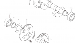 Crank Balancer для скутера SUZUKI AN650Z2015 г. 