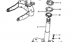 STEERING STEM для скутера SUZUKI FS501981 г. 