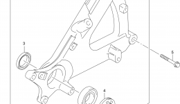 REAR SWINGING ARM для скутера SUZUKI AN400A2013 г. 