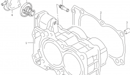 Блок цилиндров для скутера SUZUKI AN650Z2015 г. 