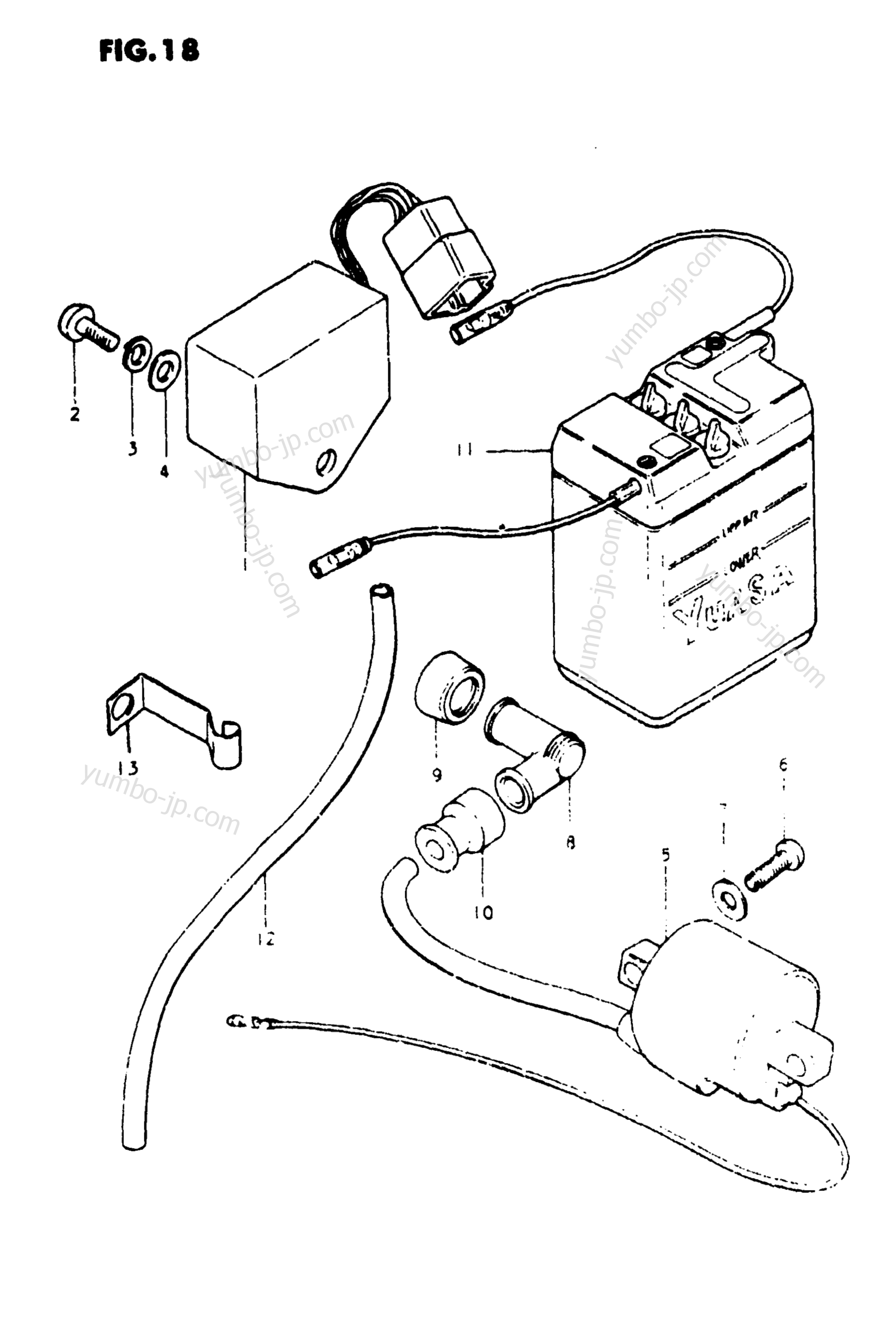 Electrical для скутеров SUZUKI FA50 1981 г.