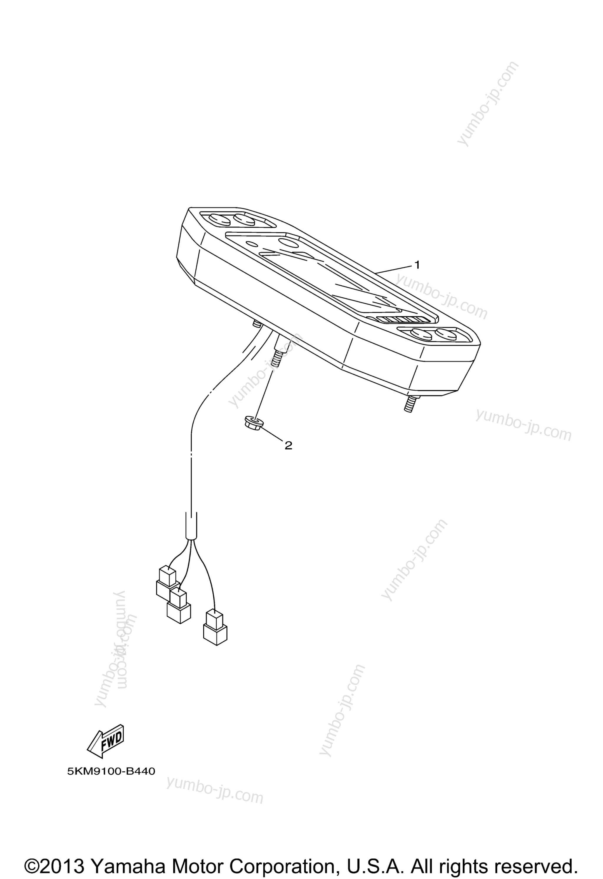 METER for ATVs YAMAHA GRIZZLY 660 SE (YFM66FASET) 2005 year