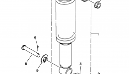 Rear Suspension для квадроцикла YAMAHA TIMBERWOLF 2WD (YFB250FWJ_)1997 г. 