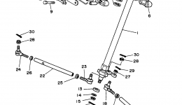 Steering для квадроцикла YAMAHA BANSHEE (YFZ350J_MN)1997 г. 