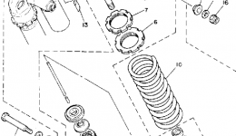 Rear Shocks для квадроцикла YAMAHA BANSHEE (YFZ350D_MN)1992 г. 
