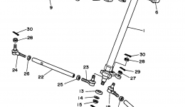 Steering для квадроцикла YAMAHA BANSHEE (YFZ350K)1998 г. 