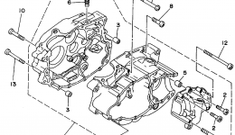 Крышка картера для квадроцикла YAMAHA TIMBERWOLF 2WD (YFB250G_MN)1995 г. 