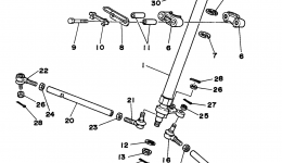 Steering для квадроцикла YAMAHA BLASTER (YFS200K)1998 г. 