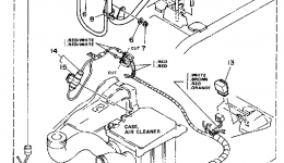 Blower Assembly (Alt - Parts) для квадроцикла YAMAHA PRO-4 PRO HAULER (YFU1W)1989 г. 