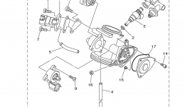 Throttle Body Assy 1 для квадроцикла YAMAHA GRIZZLY 550 FI EPS 4WD SPECIAL EDITION (YFM5FGPSEY)2009 г. 