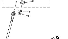 Измерительные приборы для квадроцикла YAMAHA MOTO-4 (YFM350ERW)1989 г. 