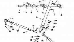 Steering для квадроцикла YAMAHA BLASTER (YFS200J_MN)1997 г. 