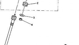 Измерительные приборы для квадроцикла YAMAHA MOTO-4 (YFM250B)1991 г. 