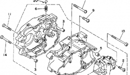 Крышка картера для квадроцикла YAMAHA TIMBERWOLF 2WD (YFB250D)1992 г. 