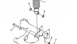 Rear Shocks для квадроцикла YAMAHA BIG BEAR 4WD (YFM350FWB_)1991 г. 