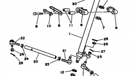 Steering для квадроцикла YAMAHA BLASTER (YFS200B_MN)1991 г. 