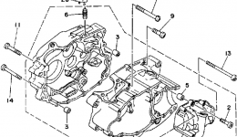 Крышка картера для квадроцикла YAMAHA TIMBERWOLF 2WD (YFB250D_MN)1992 г. 