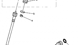 Измерительные приборы для квадроцикла YAMAHA MOTO-4 (YFM250W)1989 г. 