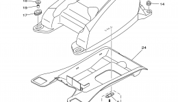 FUEL TANK for квадроцикла YAMAHA GRIZZLY 400 4WD (YFM4FGXL)2008 year 