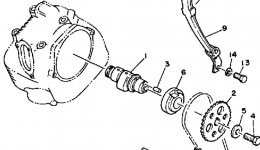 Camshaft-Chain для квадроцикла YAMAHA MOTO-4 (YFM250B)1991 г. 