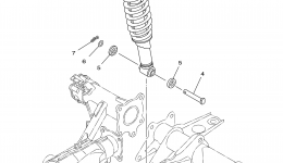 Rear Suspension for квадроцикла YAMAHA GRIZZLY REALTREE (YFM600FHMC) CA2000 year 