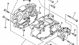 Крышка картера для квадроцикла YAMAHA TIMBERWOLF 2WD (YFB250FWH)1996 г. 