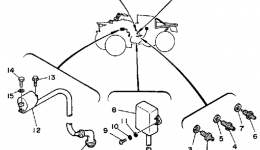 Electrical 1 для квадроцикла YAMAHA PRO-4 PRO HAULER (YFU1W)1989 г. 