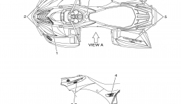 Graphics для квадроцикла YAMAHA WOLVERINE 450 SPORT SPECIAL EDITION (YFM45FXW-B)2007 г. 