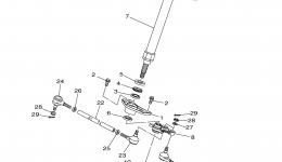 Steering для квадроцикла YAMAHA GRIZZLY 450 HUNTING (YFM450DAEH)2014 г. 