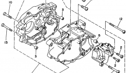 Крышка картера для квадроцикла YAMAHA TIMBERWOLF 2WD (YFB250F)1994 г. 
