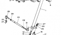 Steering для квадроцикла YAMAHA BREEZE (YFA1W)1989 г. 
