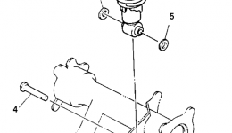 Rear Shocks для квадроцикла YAMAHA BIG BEAR 4WD (YFM350FWE_)1993 г. 