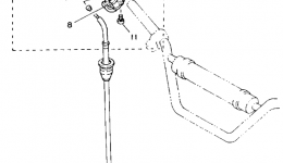 Optional Parts Twist Grip Throttle (Ytm225dxl) - A for квадроцикла YAMAHA YTM225DXK1983 year 