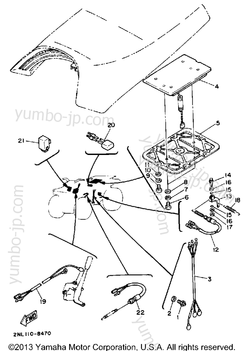 Electrical 2 для квадроциклов YAMAHA TERRA PRO (YFP350U) 1988 г.