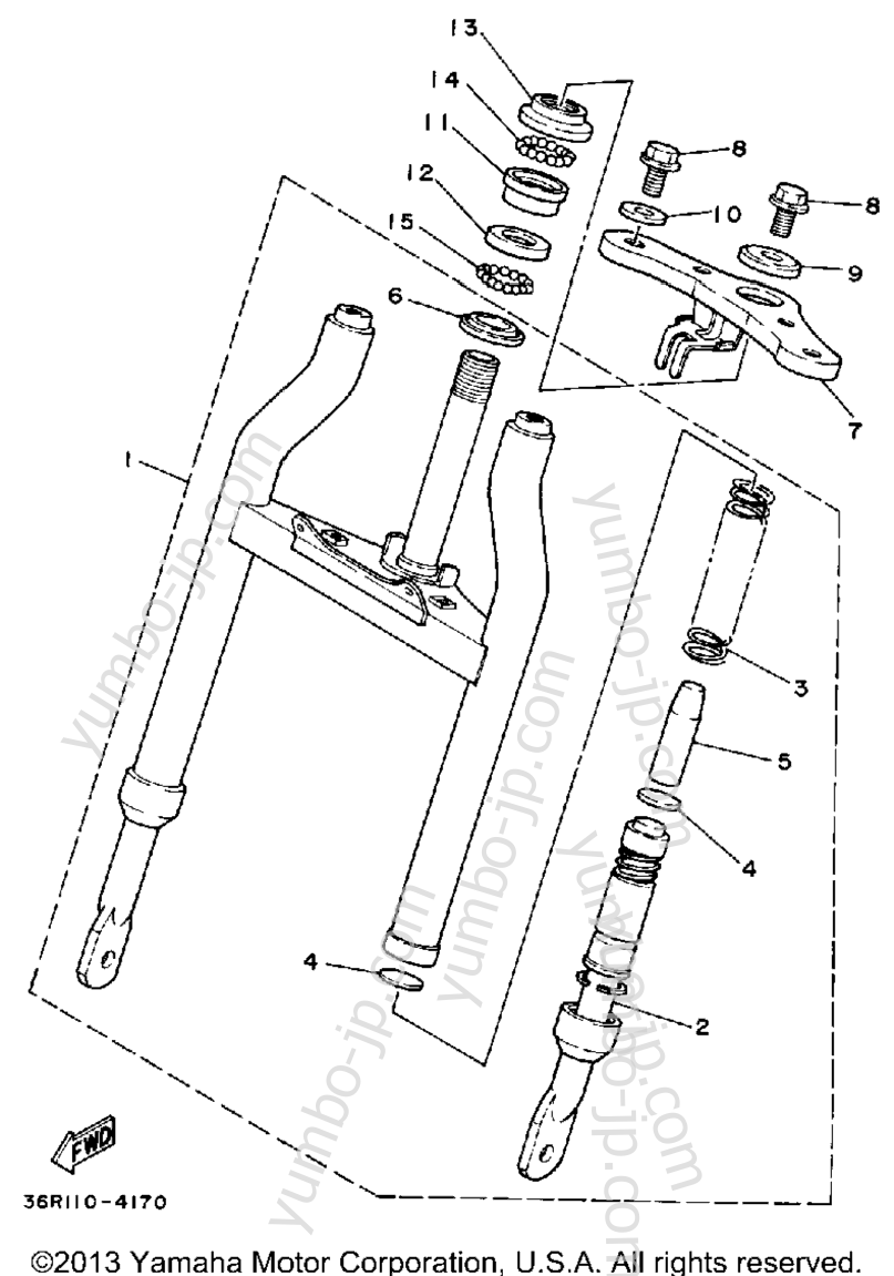 Steering для квадроциклов YAMAHA YT60L 1984 г.