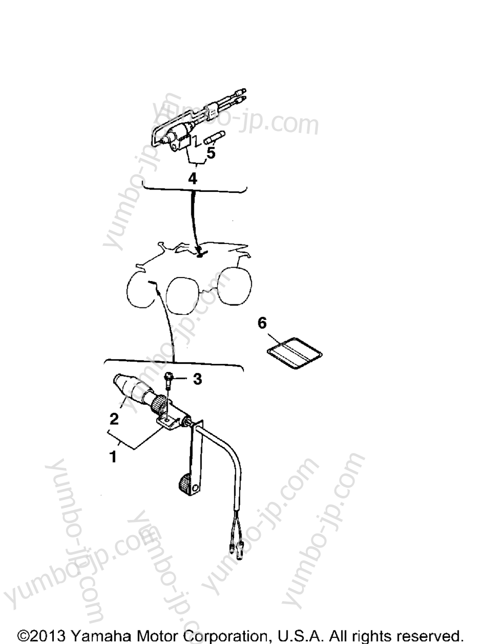 Electrical 2 (Alternate Parts) для квадроциклов YAMAHA BIG BEAR 4WD (YFM350FWB_) 1991 г.