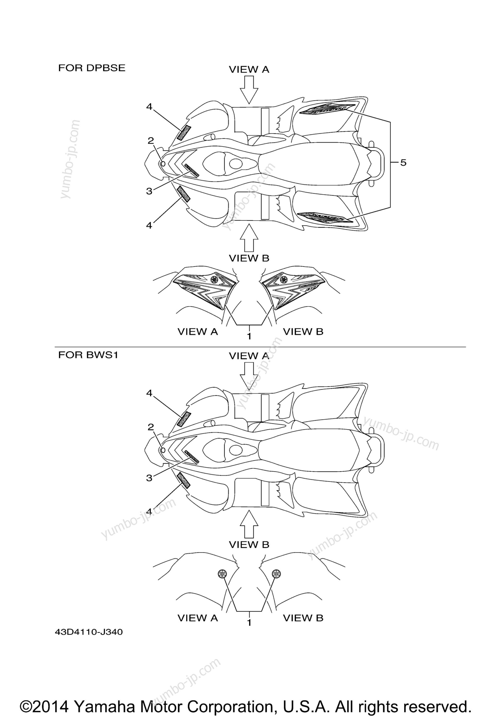 Graphics для квадроциклов YAMAHA RAPTOR 90 (YFM90RAL) 2011 г.