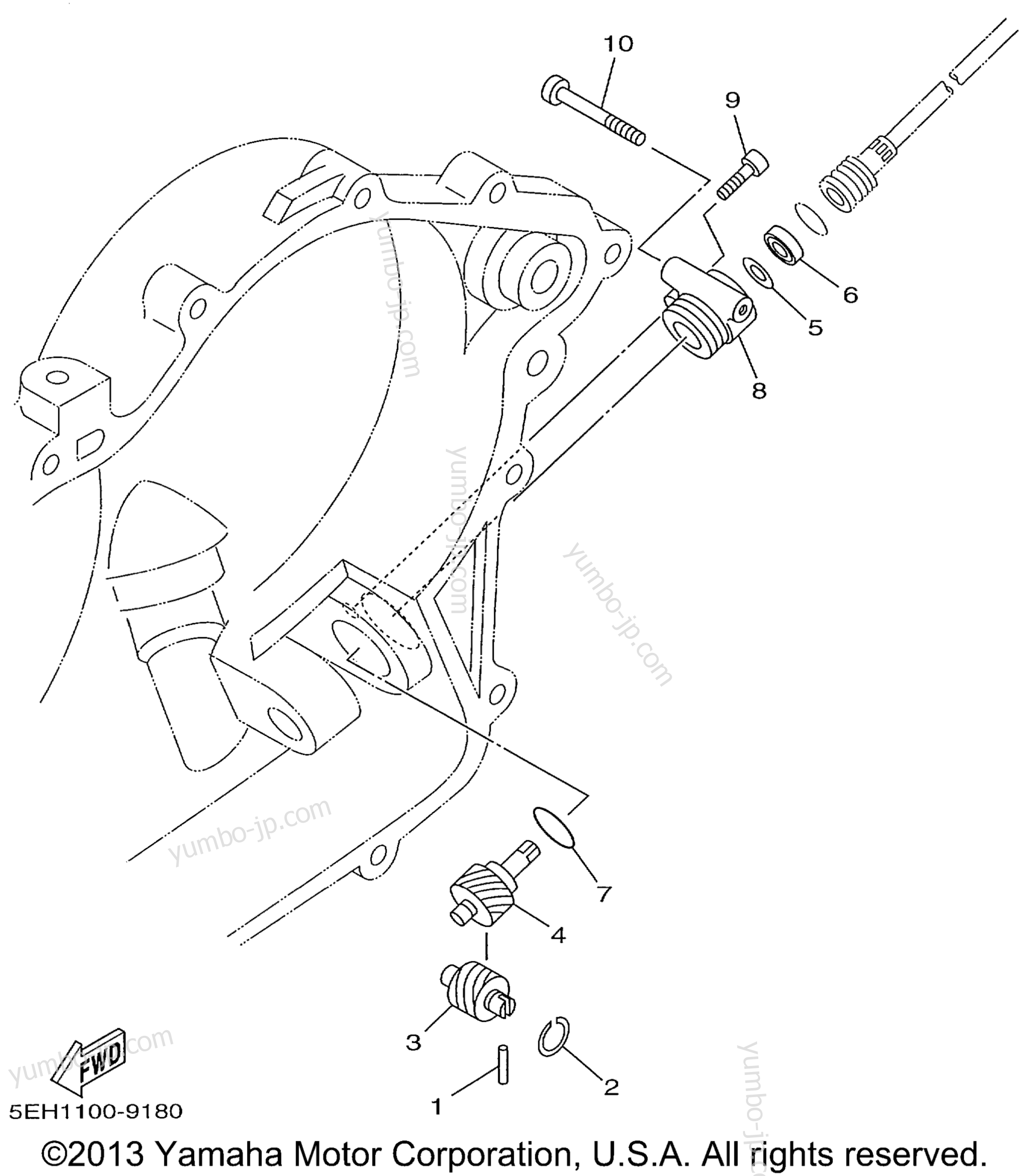 Speedometer Gear Unit для квадроциклов YAMAHA KODIAK 4WD (YFM400FWBL) 1999 г.
