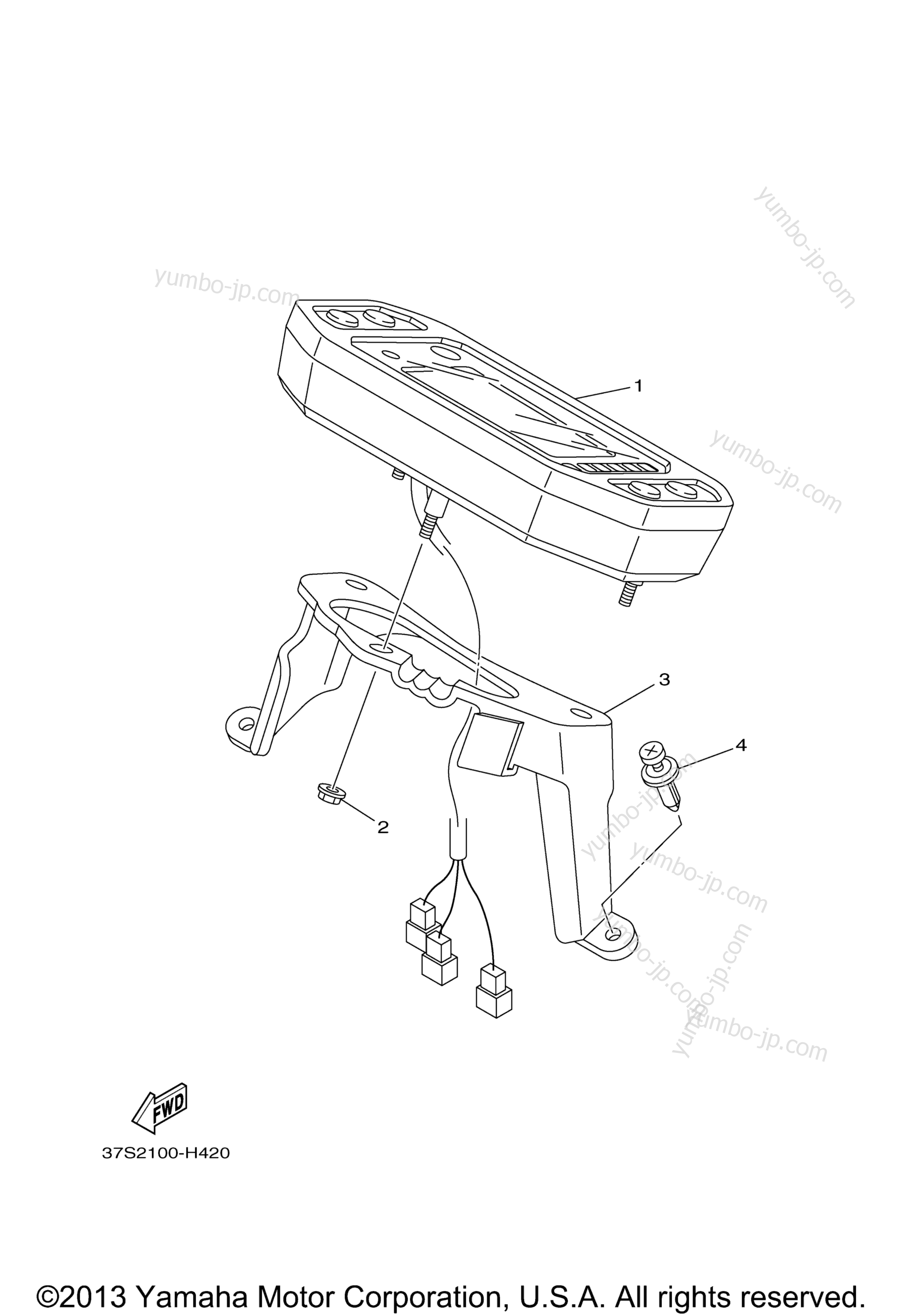 METER for ATVs YAMAHA GRIZZLY 450 4WD HUNTER (YFM45FGHZ) 2010 year