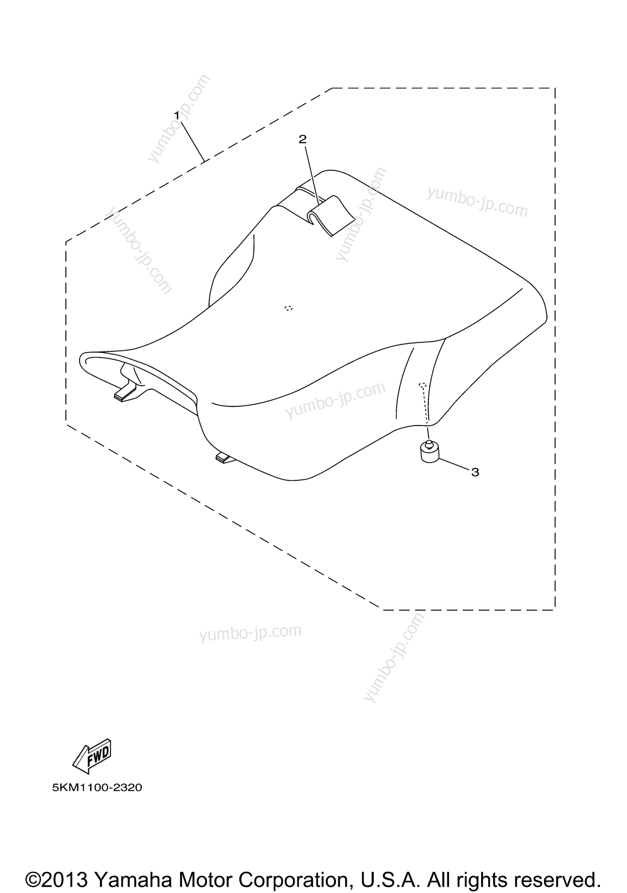 SEAT for ATVs YAMAHA GRIZZLY 660 HUNTER WETLAND (YFM66FAHWT) 2005 year