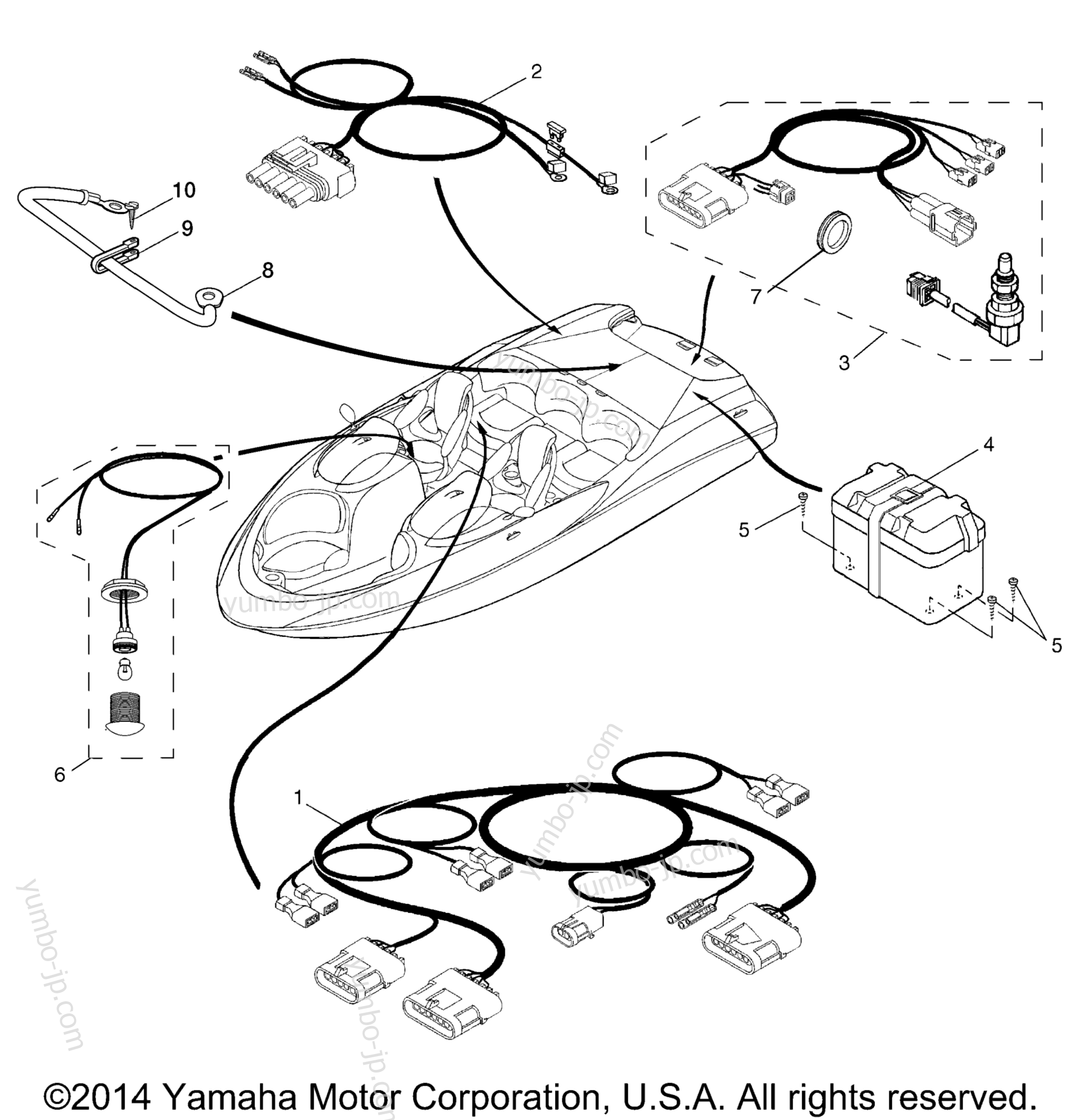 Electrical 3 для катеров YAMAHA LX210 (LST1200AC) 2004 г.