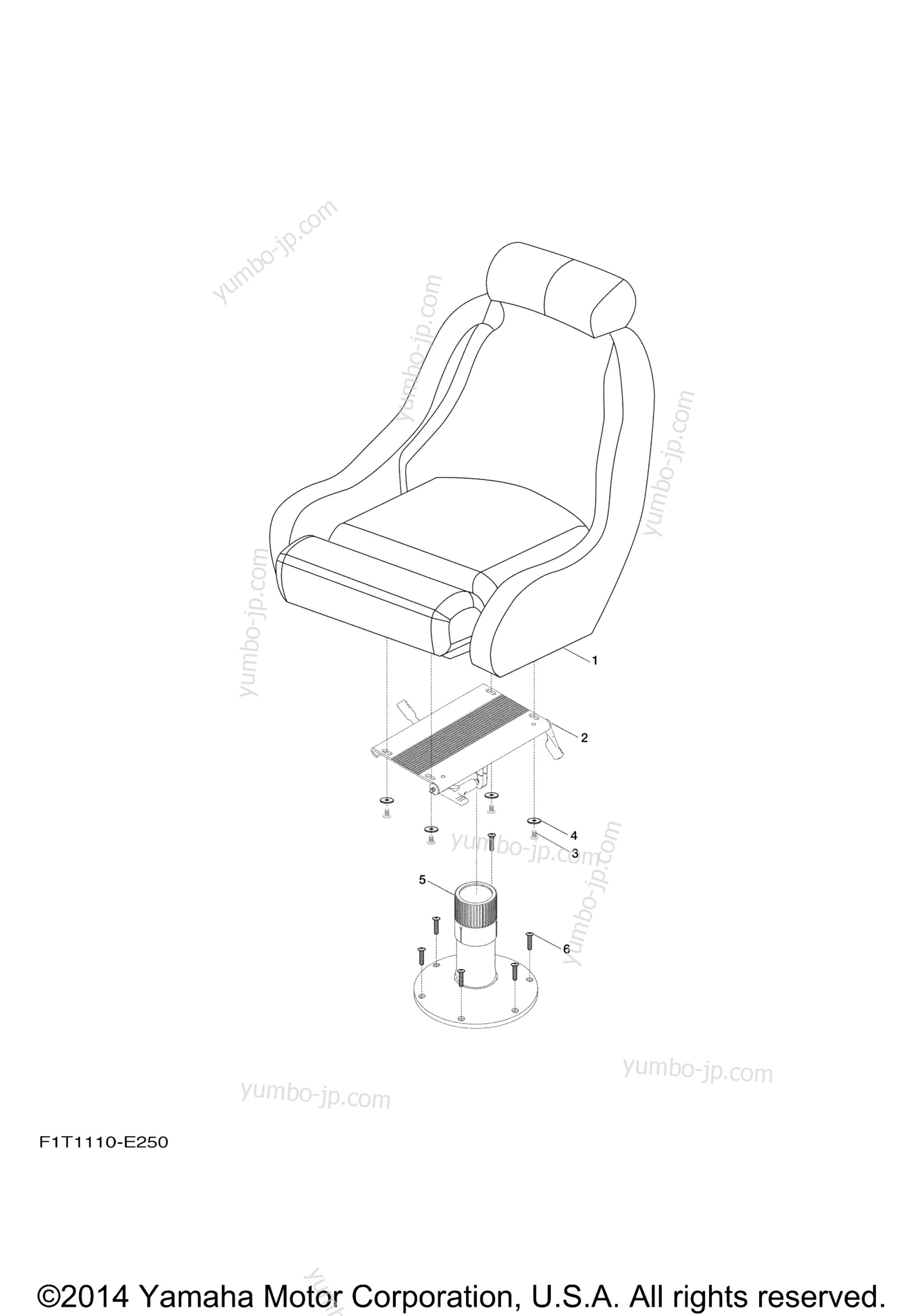 Swivel Seat для катеров YAMAHA AR210 (FRT1100AK) 2011 г.