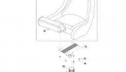 Swivel Seat для катера YAMAHA SX190 (RX1800CN)2014 г. 