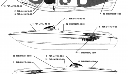 Graphics для катера YAMAHA LS2000 (LST1200Y)2000 г. 
