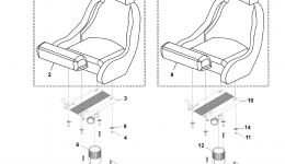Swivel Seat для катера YAMAHA SX210 (LAT1100CP)2015 г. 
