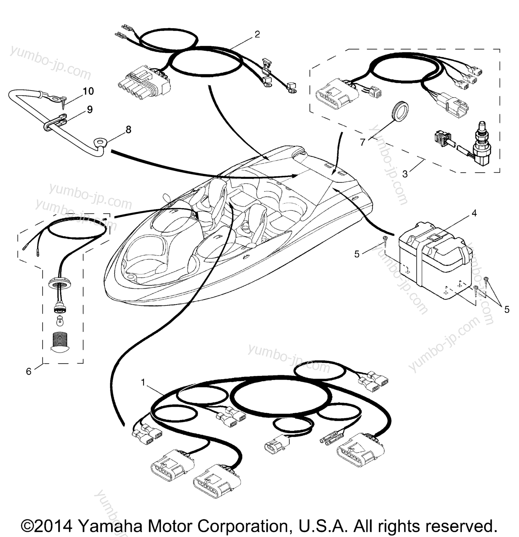 Electrical 3 для катеров YAMAHA LX210 Cranberry (LST1200BB) 2003 г.