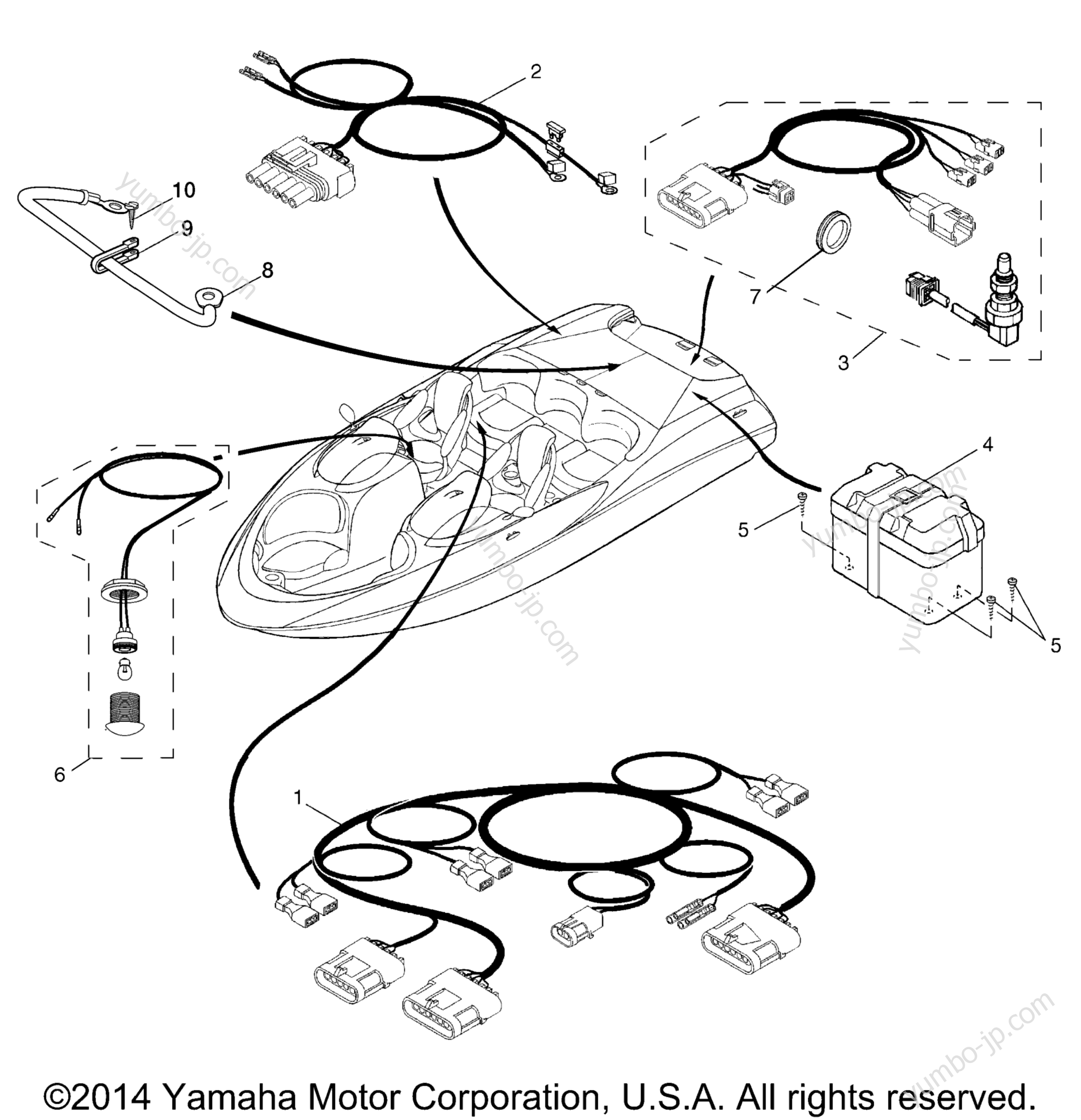 Electrical 3 для катеров YAMAHA LS2000 (LST1200AA) 2002 г.